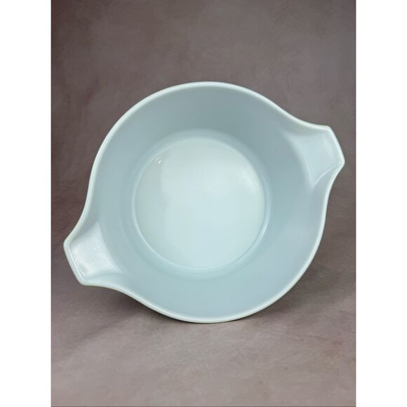 Vintage Pyrex Spring Blossom 475-B Mixing Bowl Green Flowers Pattern - Picture 9 of 11